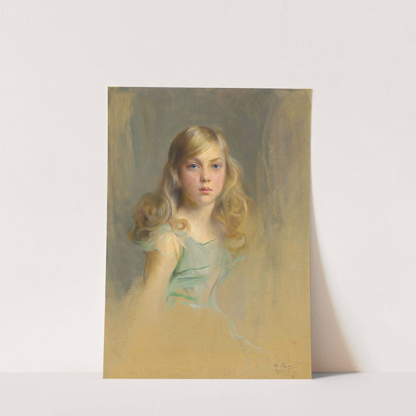 Portrait of the Hon. Esmée Mary Gabrielle Harmsworth, later Countess Cromer, aged nine by Philip Alexius de László