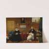 Portrait Of The Langford Family In Their Drawing Room by James Holland