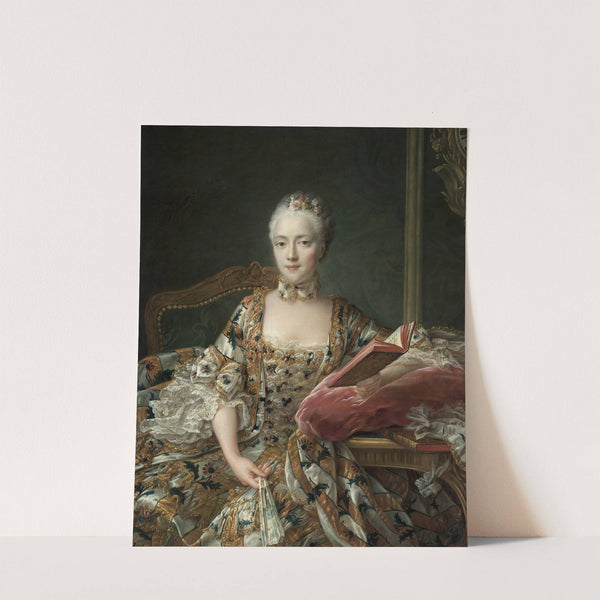 Portrait of the Marquise d’Aguirandes (1759) by François-Hubert Drouais