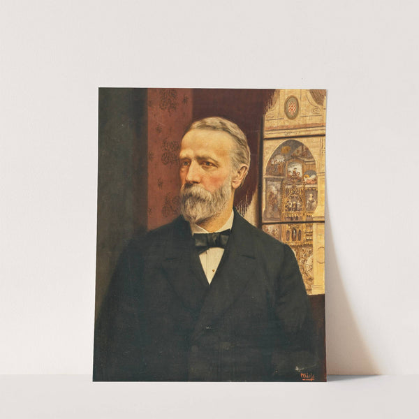 Portrait of the mayor of Olomouc by Frigyes Friedrich Miess