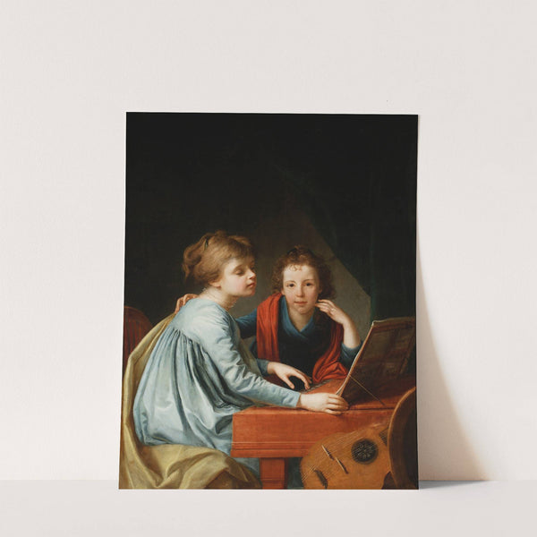 Portrait of the Misses Pechwell at the Clavichord (1800) by Jan Gładysz