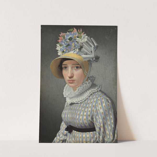 Portrait Of The Model Maddalena Or Anna Maria Uhden (1815) by Christoffer Wilhelm Eckersberg