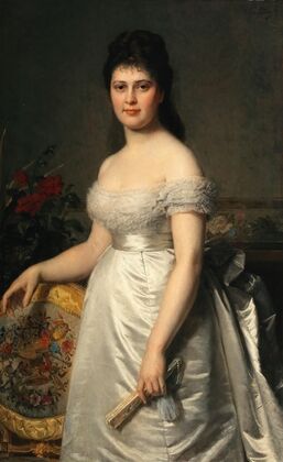 Portrait of the Opera Singer Adelina Patti (1843-1919)