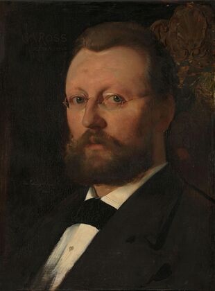 Portrait of the Painter Christian Meyer Ross