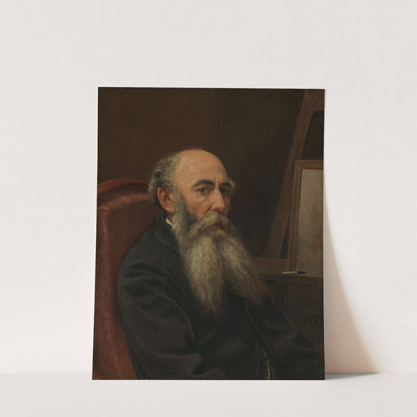 Portrait of the Painter Hans Johan Frederik Berg by Peter Nicolai Arbo