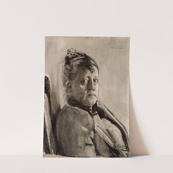 Portrait of the Painter Kitty L. Kielland (1891) by Christian Krohg