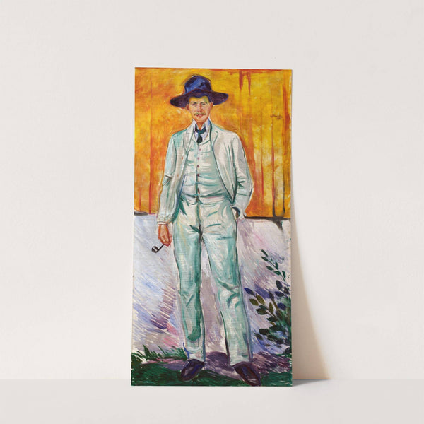 Portrait of the Painter Ludvig Karsten (1912) by Edvard Munch