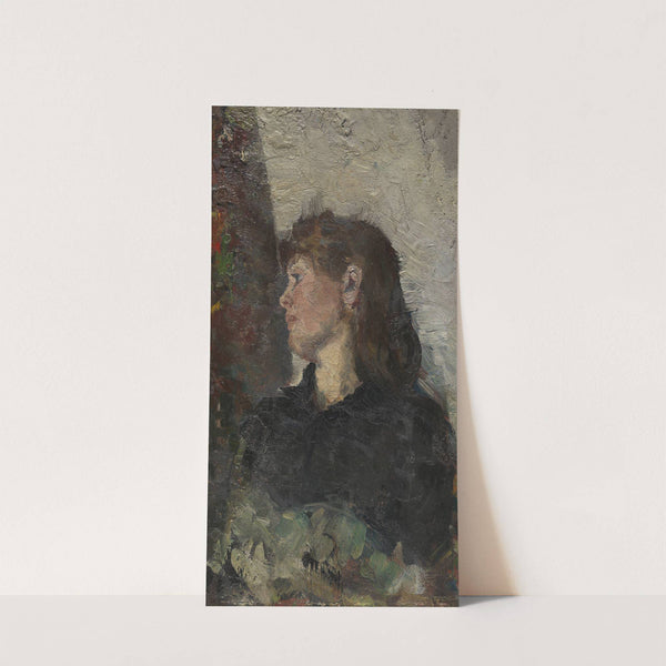 Portrait of the Painter Oda Krohg (ca. 1885) by Christian Krohg