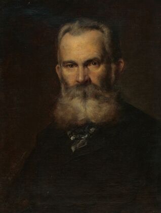 Portrait of the painter Teodor Boemma Eduard Ballo