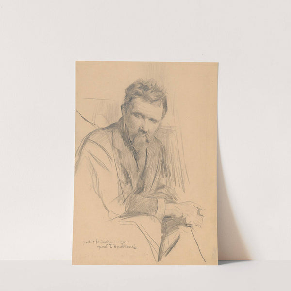 Portrait of the painter Wacław Koniuszko (1895 - 1898) by Leon Wyczółkowski