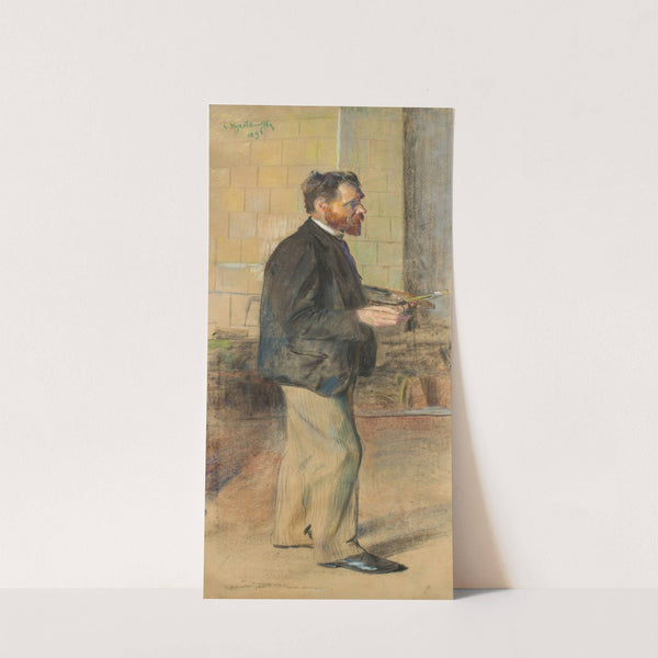 Portrait of the painter Wacław Koniuszko (1896) by Leon Wyczółkowski