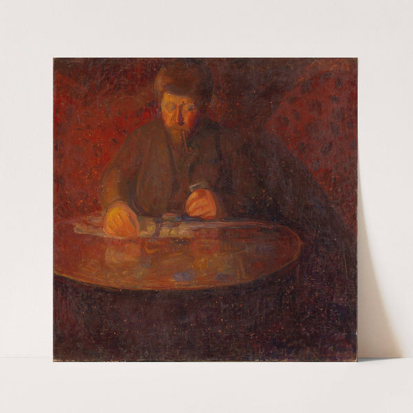 Portrait of the Painter Wilhelm Wetlesen by Thorvald Erichsen