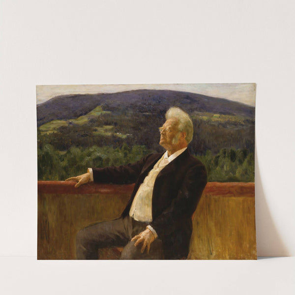 Portrait of the Poet Bjørnstjerne Bjørnson by Erik Werenskiold