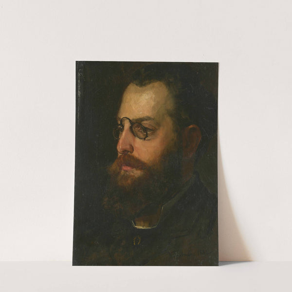 Portrait of the Poet Felix Philippi by Wilhelm Trübner