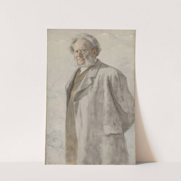 Portrait of the Poet Henrik Ibsen by Erik Werenskiold