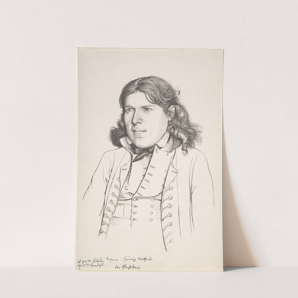 Portrait of the Postillion Johann Heinrich Matheis (1800–1865) by Gerhardt Wilhelm von Reutern