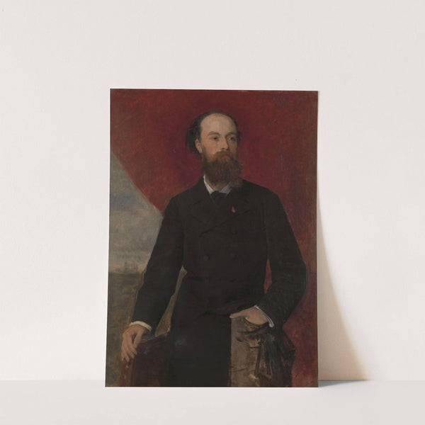 Portrait of the Sculptor Paul De Vigne by Lievin de Winne