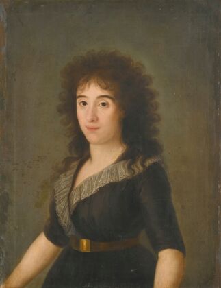 Portrait of the second condesa de castroterreño