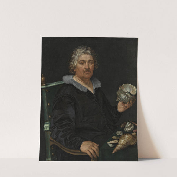 Portrait of the Shell Collector Jan Govertsen van der Aer (1545–1612) (1603) by Hendrick Goltzius