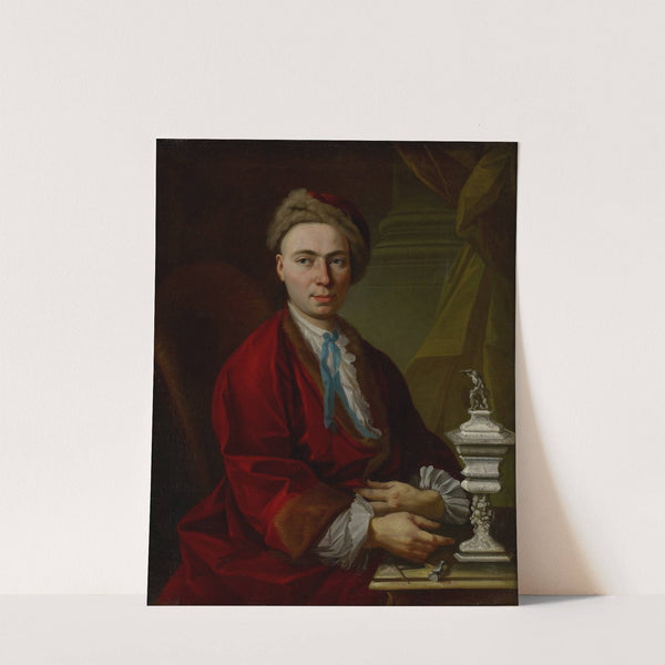 Portrait of the Silversmith Johann Friedrich Baer by Johann Daniel Heimlich