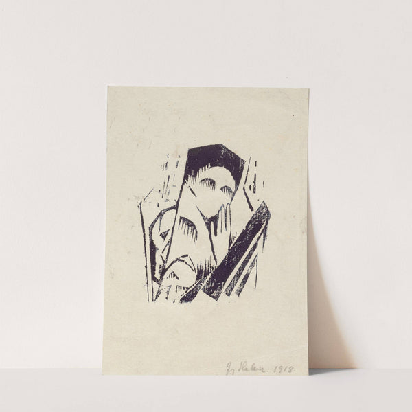 Portrait of the wife (Wanda Hulewiczowa, née Karpińska) (1918) by Jerzy Hulewicz