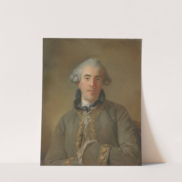 Portrait of Théophile Van Robais by Jean-Baptiste Perronneau