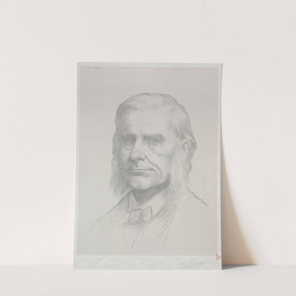 Portrait of Thomas Huxley (2nd Plate) by Alphonse Legros