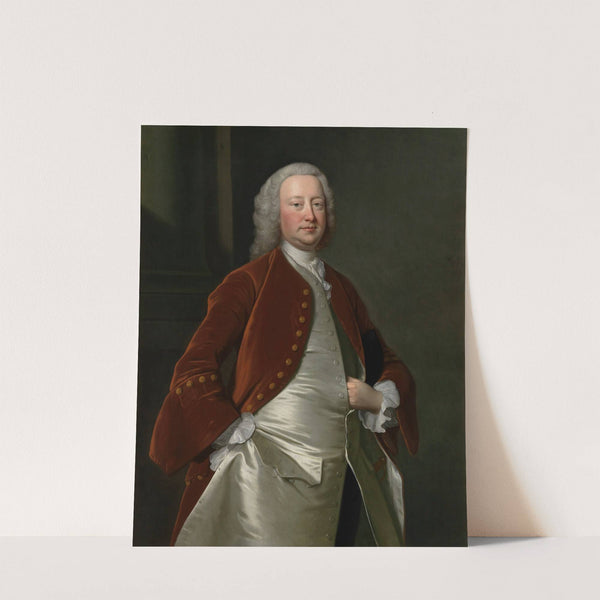 Portrait of Thomas Popham (d. 1749) of Bagborough, Somerset by Thomas Hudson