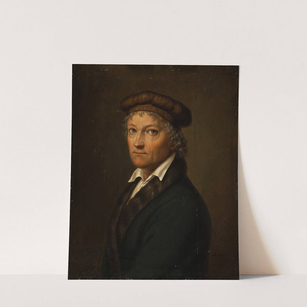 Portrait Of Thorvaldsen by Bernhard Von Guérard