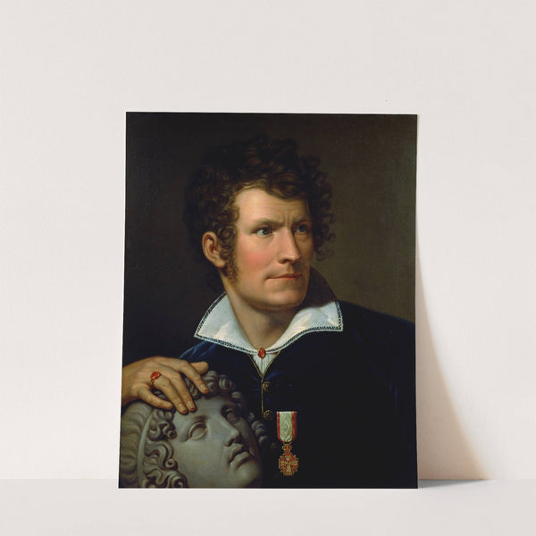 Portrait Of Thorvaldsen by Rudolph Suhrlandt