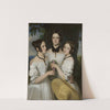 Portrait of three girls by Johann Nejebse