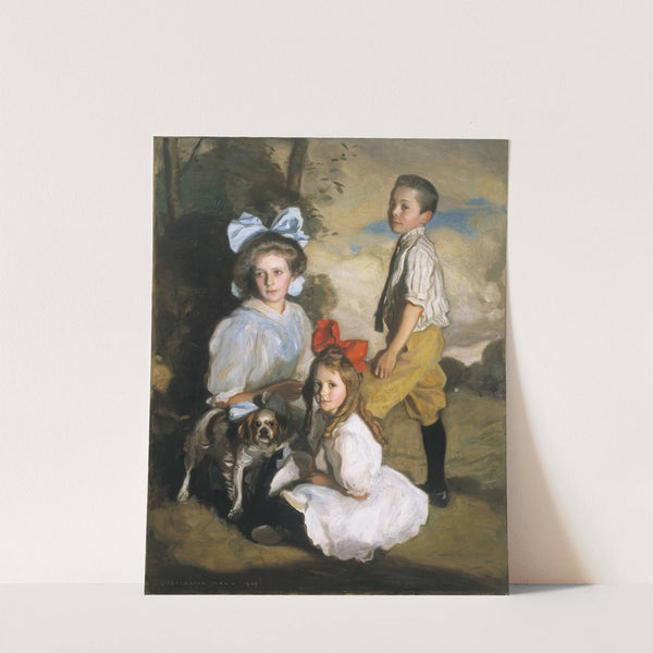 Portrait of Three Knox Children by Harrington Mann