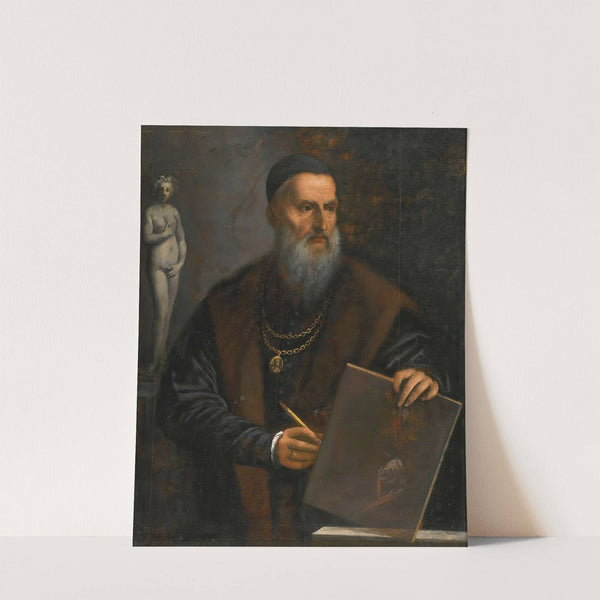 Portrait of Titian by Pietro della Vecchia