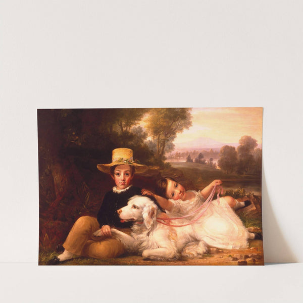 Portrait of Two Children by George Henry Harlow