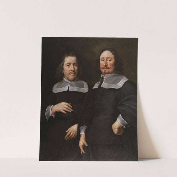 Portrait of two Men (1650) by Jacob Van Oost