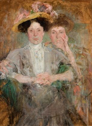 Portrait of Two Young Ladies