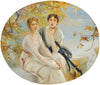 Portrait of two young women