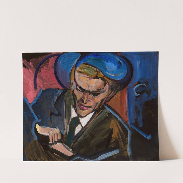 Portrait of Tytus Czyżewski (1920) by Leon Chwistek