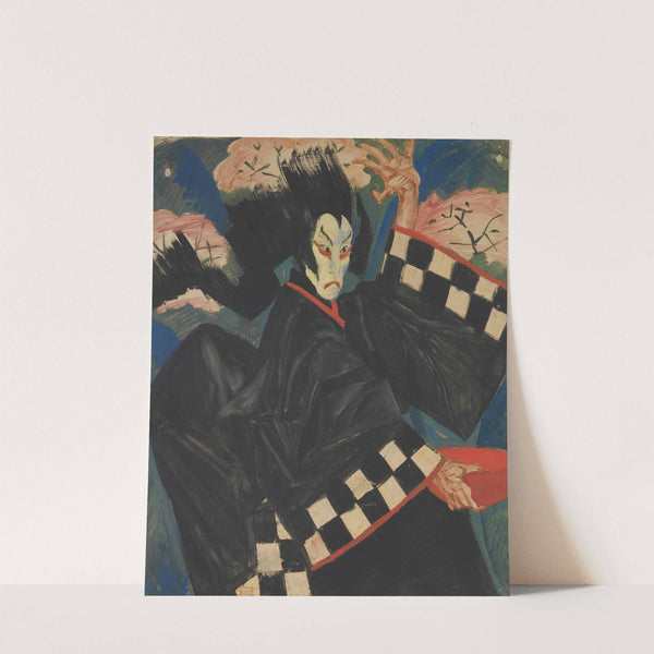 Portrait Of Usaemon (1920) by Alexandre Jacovleff