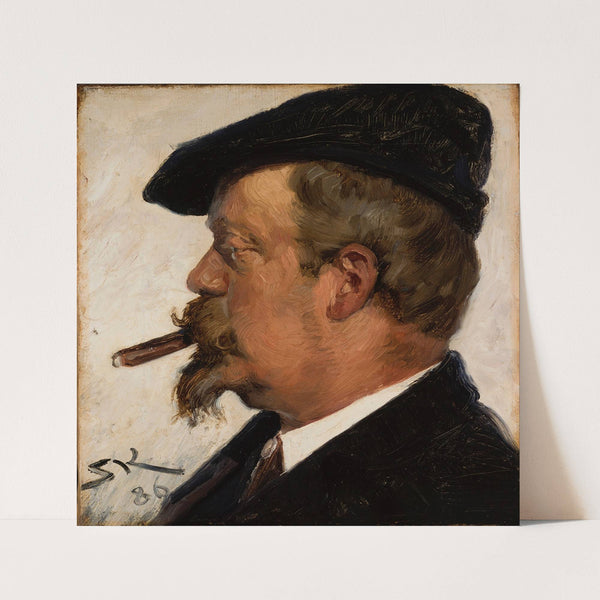 Portrait of Vilhelm Rosenstand by Peder Severin Krøyer