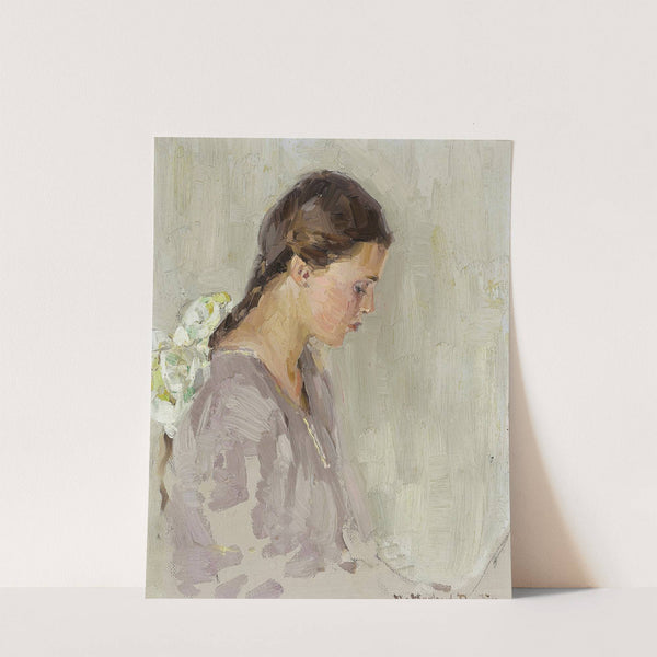 Portrait of Vivian E. Dunton (the artist's daughter) by William Herbert Dunton