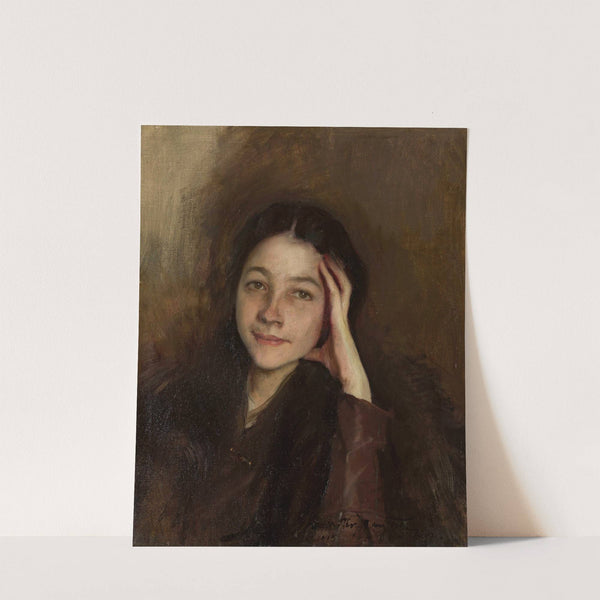 Portrait of Wanda Arkuszewska by Konrad Krzyżanowski