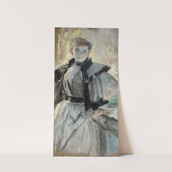 Portrait of Wanda Kossuth (after 1892) by Leon Wyczółkowski