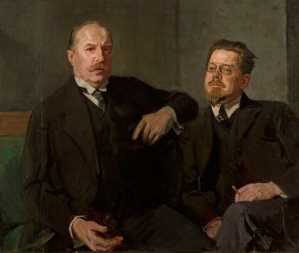 Portrait of Weysenhoff and Władysław Reymont