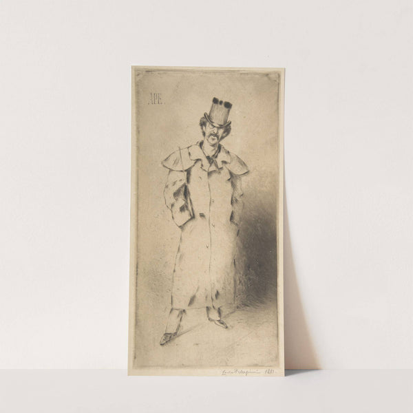 Portrait of Whistler (1881) by Carlo Pellegrini