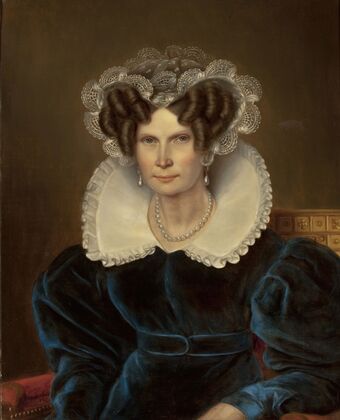 Portrait of Wilhelmine, queen of the Netherlands