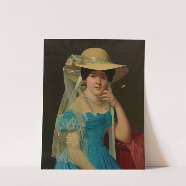 Portrait of Wilhelmine von der Brincken by Christian Tunica