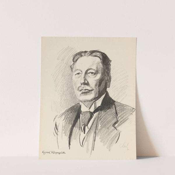 Portrait of Wojciech Trąmpczyński, Marshal of the Legislative Sejm (1919) by Stanisław Lentz