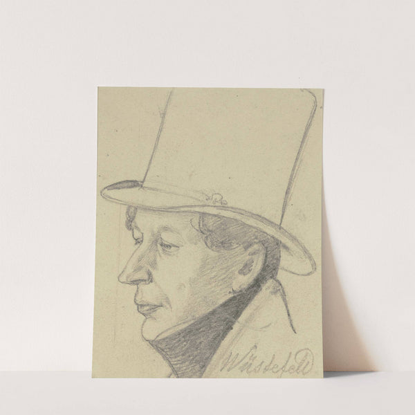 Portrait of Wüstefeld by Carl Hoff
