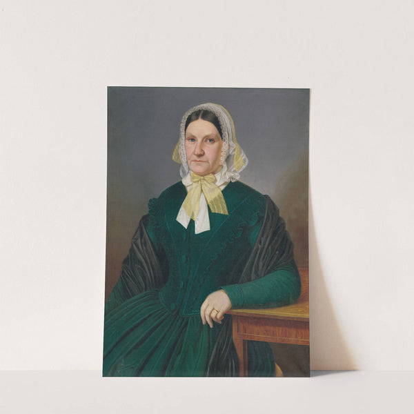 Portrait of Z. Dluhovitsová, née Melšík by Peter Michal Bohúň